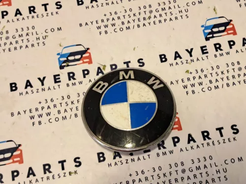 BMW E46 E30 E36 E39 E38 E90 X5 stb bontott első embléma 82mm