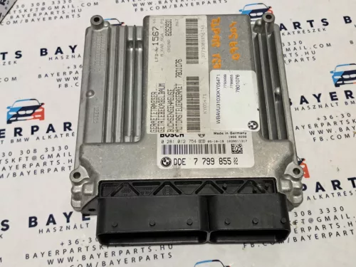 BMW E90 320d 163le M47 ECU motorvezérlő elektronika computer