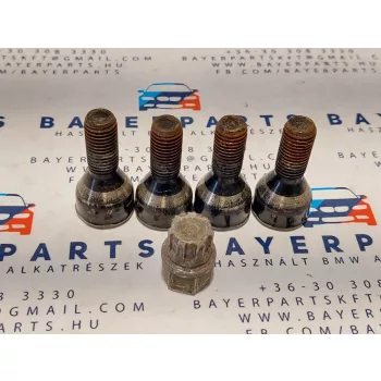   BMW E21 E30 E36 E46 E90 E87 E28 E34 E39 E60 E32 E38 X1 X5 stb. gyári kerékcsavar kerék csavar kerékőr őr /17/
