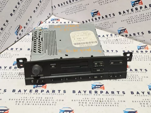 BMW E46 reverse gyári kazettás rádió - hibás
