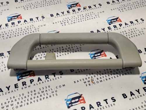 BMW E39 sedan bal hátsó tetőkárpit szürke kapaszkodó 