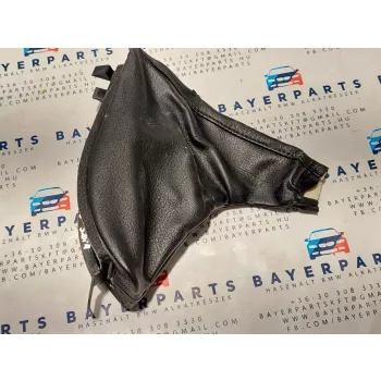   BMW E39 fekete bőr kézifékszoknya kézifék szoknya zsák - kis hibával