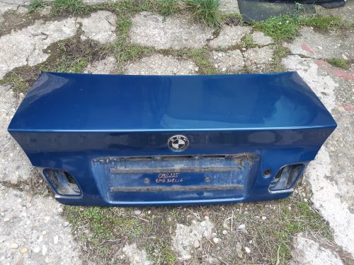 BMW E46 coupe kék topasblau csomagtér fedél ajtó üresen hibával