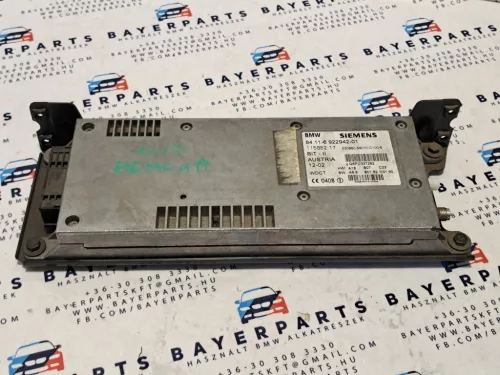BMW E46 E38 E39 E53 X5 telefon erősítő Transmitter-receiver modul module elektronika 