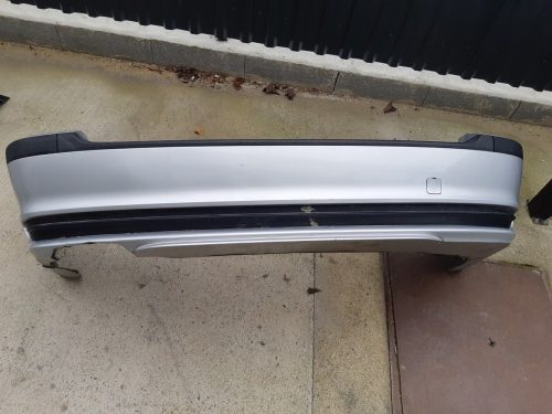 BMW E46 touring ezüst titansilber titansilver hátsó lökhárító lökös ütköző hibákkal