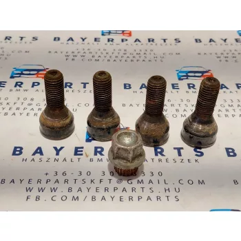   BMW E21 E30 E36 E46 E90 E87 E28 E34 E39 E60 E32 E38 X1 X5 stb. gyári kerékcsavar kerék csavar kerékőr őr /40/