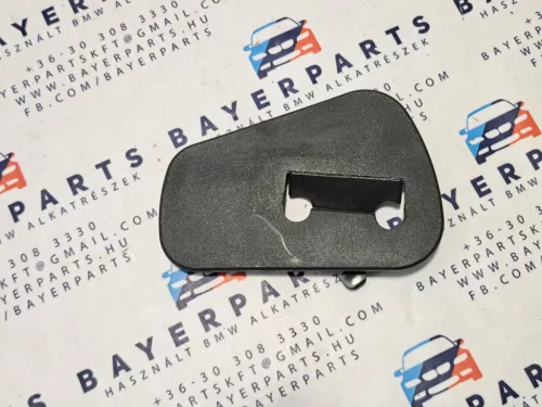BMW E46 sedan touring compact fekete jobb hátsó ülés akasztó takaró borítás burkolat - kis hibával