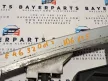 BMW E46 sedan touring jobb első ezüst titansilber fényszórómosós lámpamosó bajuszléc bajusz léc