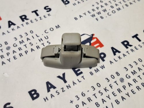 BMW E39 E38 E53 X5 szürke napellenző rögzítő tartó fül konzol tetőkárpit 