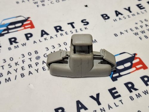 BMW E39 E38 E53 X5 szürke napellenző rögzítő tartó fül konzol tetőkárpit 