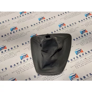   BMW E90 E91 E92 E93 gyári fekete bőr váltószoknya váltó szoknya zsák - angol