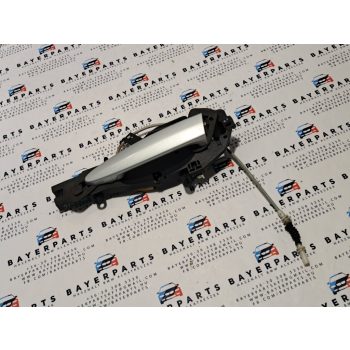   BMW E90 E91 bal hátsó komplett ezüst titansilber külső kilincs 