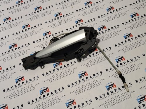 BMW E90 E91 bal hátsó komplett ezüst titansilber külső kilincs 