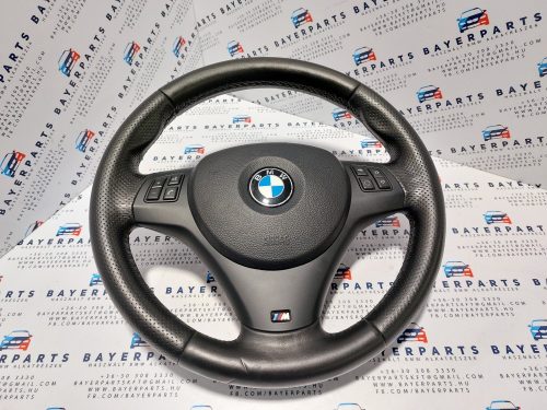 BMW E81 E82 E87 E88 E90 E91 E92 E93 E84 X1 M kormány bőrkormány multikormány bőr sport multi kormány
