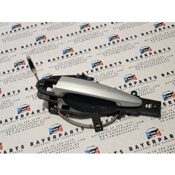   BMW E90 E91 bal első komplett ezüst titansilber külső kilincs 