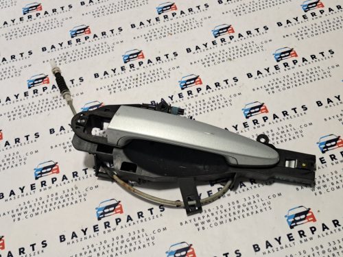 BMW E90 E91 bal első komplett ezüst titansilber külső kilincs 