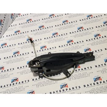   BMW E90 E91 bal hátsó komplett fekete black sapphire külső kilincs