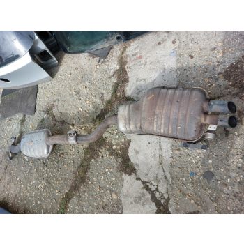 BMW E46 328i M52TUB28 M52 gyári kipufogó dob rendszer - foglalkozós   BMW E46 328i M52TUB28 M52 gyári kipufogó dob rendszer - foglalkozós