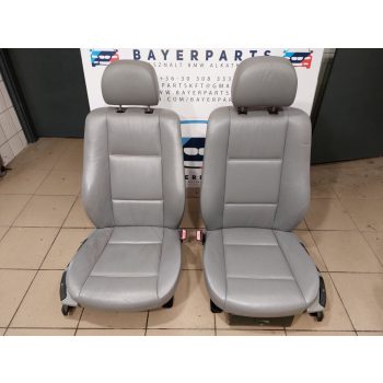 BMW E46 touring szürke bőr ülés belső ülésszett bőrbelső bőrülés   BMW E46 touring szürke bőr ülés belső ülésszett bőrbelső bőrülés