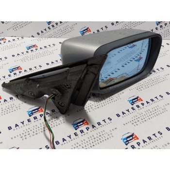 BMW E46 sedan touring ezüst titansilver titansilber jobb high glossy talpas visszapillantó tükör   BMW E46 sedan touring ezüst titansilver titansilber jobb high glossy talpas visszapillantó tükör