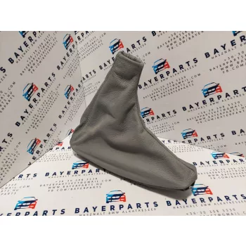 BMW E46 szürke bőr kézifék szoknya zsák