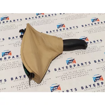   BMW E39 bézs beige bőr kézifékszoknya kézifék szoknya zsák