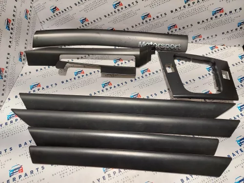BMW E46 sedan touring grafit szürke műszerfal dekorléc dekor díszléc szett