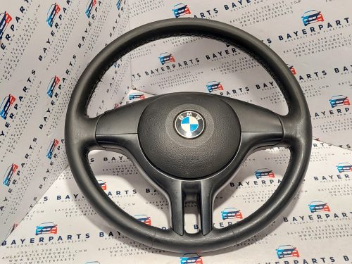 BMW E46 E39 X5 dupla pálcás kormány bőrkormány bőr sport kormány - kopott