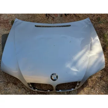 BMW E46 sedan touring facelift sérült ezüst titansilber titansilver motorháztető géptető