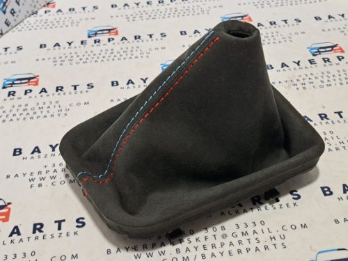 BMW E46 alcantara váltószoknya váltó zsák szoknya - új bőrözéssel - M varrással