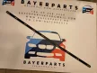BMW E46 coupe cabrio bal első fekete ajtó díszléc - kis hibákkal