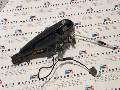 BMW E90 E91 bal első komplett fekete black sapphire külső kilincs - világítós