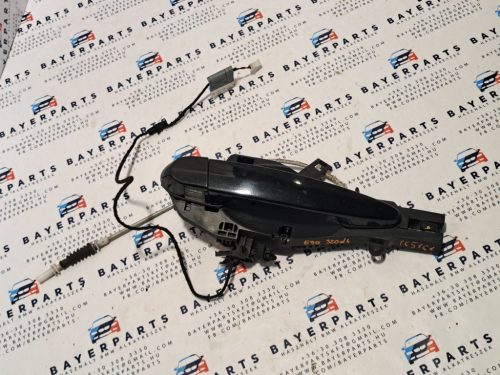 BMW E90 E91 jobb első komplett fekete black sapphire külső kilincs - világítós