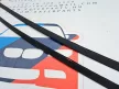 BMW E46 compact matt fekete tető esőelvezető tetősín takaró léc tetőléc