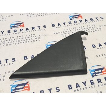 BMW E46 coupe bal visszapillantó tükör belső fekete háromszög borítás burkolat   BMW E46 coupe bal visszapillantó tükör belső fekete háromszög borítás burkolat
