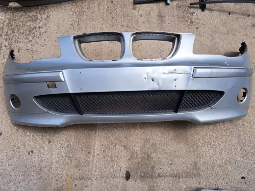 BMW E81 E87 LCI facelift első kék montegoblau lökhárító lökös