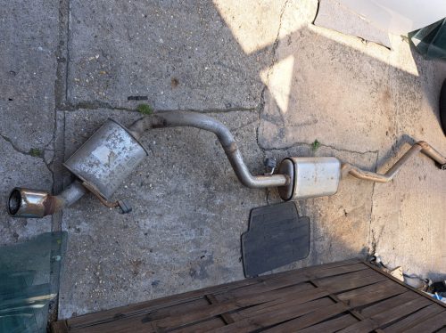 BMW E87 118d 120d m47 kipufogó dob rendszer (117046)