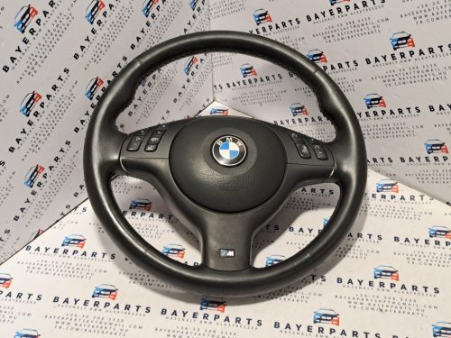 BMW E46 E39 X5 M kormány sportkormány bőrkormány multikormány bőr sport multi kormány - kopott