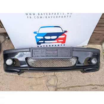  BMW E46 sedan touring fekete M paket packet első lökhárító 