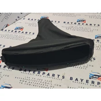 BMW E46 fekete bőr kézifék szoknya zsák bőr 