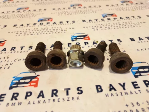 BMW E21 E30 E36 E46 E90 E87 E28 E34 E39 E60 E32 E38 X1 X5 stb. gyári kerékcsavar kerék csavar kerékőr őr /31/