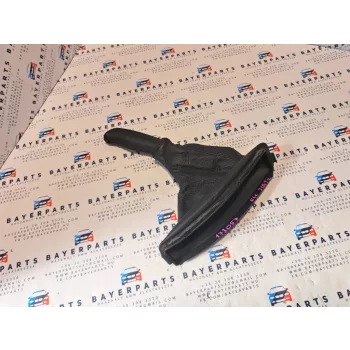 BMW E46 fekete bőr kézifék szoknya zsák bőr markolattal