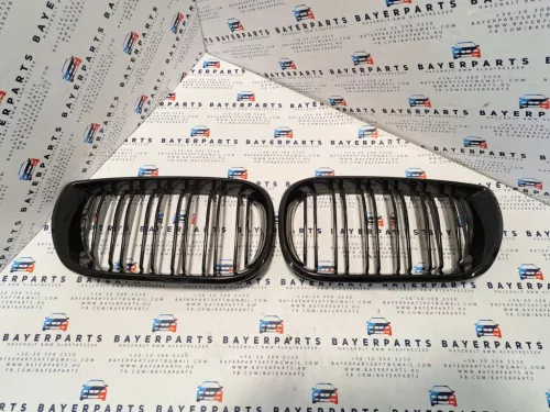 BMW E46 facelift sedan touring fényes fekete dupla pálcás vese hűtőrács - használt