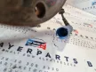 BMW E46 jobb első csonkállvány tengelycsonk csonk állvány kerékagy kerékcsapágy - hővédő nélkül