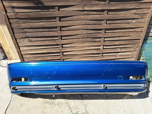 BMW E46 coupe kék topasblau hátsó lökhárító