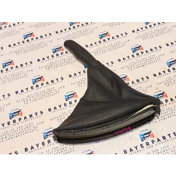 BMW E46 fekete bőr kézifék szoknya zsák markolat