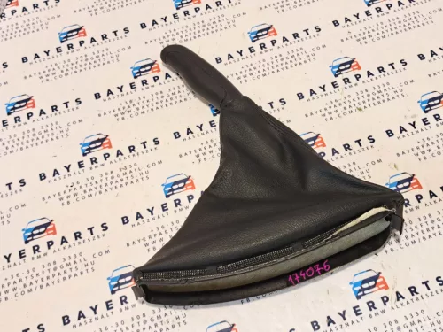 BMW E46 fekete bőr kézifék szoknya zsák markolat