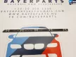 BMW E46 sedan touring fekete jobb hátsó ajtó díszléc