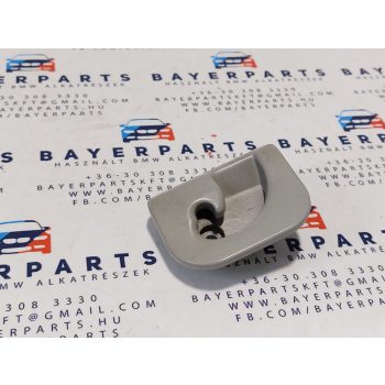 BMW E46 touring szürke kalaptartó kutyaháló bal roló kampó akasztó rögzítő tartó fül konzol tetőkárpit   BMW E46 touring szürke kalaptartó kutyaháló bal roló kampó akasztó rögzítő tartó fül konzol tetőkárpit