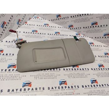 BMW E46 sedan touring coupe compact szürke bal sminktükrös - világítós - napellenző   BMW E46 sedan touring coupe compact szürke bal sminktükrös - világítós - napellenző
